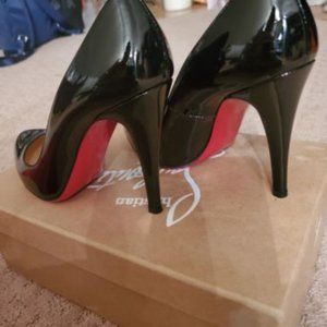 christian louboutin heels 37.5.  Size 7.5